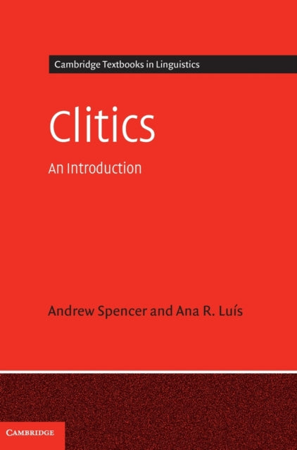 Book cover of: Clitics. By: Ana R. Luis