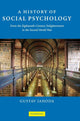 Book cover of: History of Social Psychology. By: Gustav Jahoda