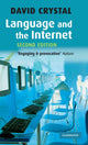 Book cover of: Language and the Internet. By: David Crystal