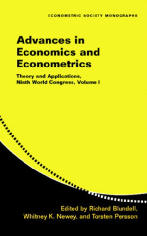 Advances in Economics and Econometrics: Volume 1