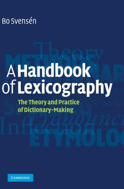 Book cover of: Handbook of Lexicography. By: Bo Svensén