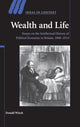 Book cover of: Wealth and Life. By: Donald Winch