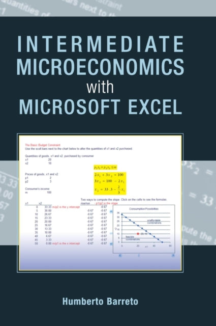 Book cover of: Intermediate Microeconomics with Microsoft Excel. By: Humberto Barreto