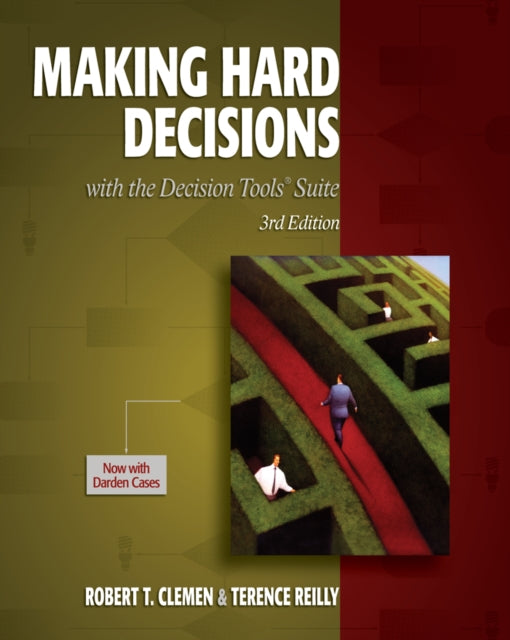 Book cover of: Making Hard Decisions with DecisionTools