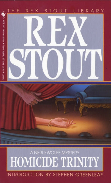 Book cover of: Homicide Trinity. By: Rex Stout
