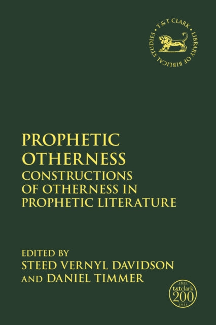 Book cover of: Prophetic Otherness. By: Steed Vernyl Davidson