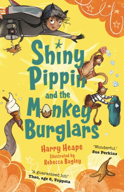 Book cover of: Shiny Pippin and the Monkey Burglars. By: Harry Heape