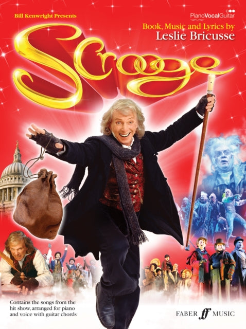 Book cover of: Scrooge The Musical. By: Leslie Bricusse