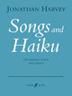 Book cover of: Songs and Haiku. By: Jonathan Harvey
