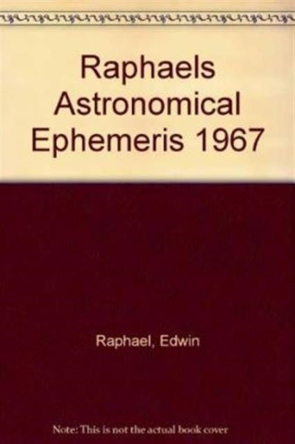 Book cover of: Raphael's Astronomical Ephemeris. By: Edwin Raphael