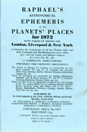 Raphael's Astronomical Ephemeris