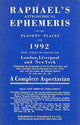 Book cover of: Raphael's Astronomical Ephemeris of the Planets' Places. By: Edwin Raphael