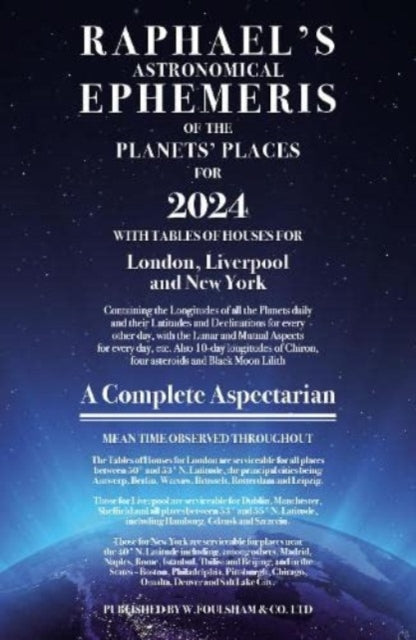 Book cover of: Raphael's Ephemeris 2024
