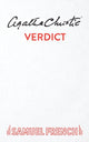 Book cover of: Verdict. By: Agatha Christie