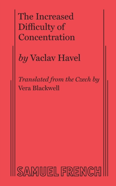 Book cover of: Increased Difficulty of Concentration