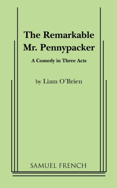 Book cover of: Remarkable Mr. Pennypacker. By: Liam O'Brien