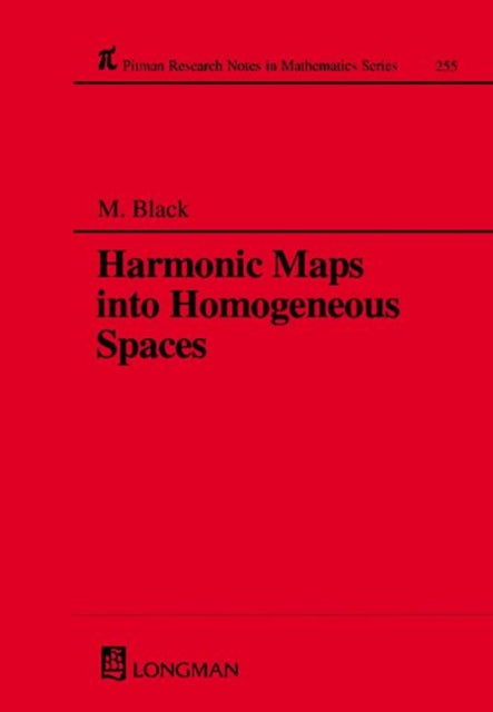 Book cover of: Harmonic Maps Into Homogeneous Spaces