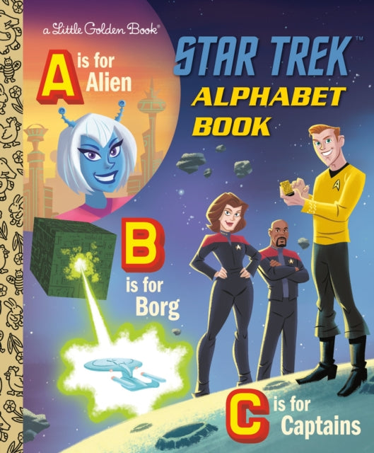 Book cover of: Star Trek ABC Book. By: Golden Books