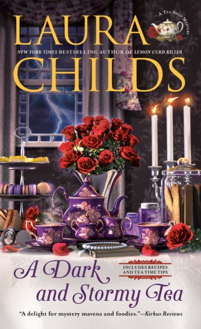 Book cover of: Dark and Stormy Tea. By: Laura Childs