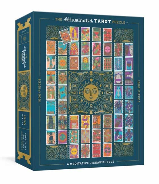 Book cover of: Illuminated Tarot Puzzle. By: Caitlin Keegan