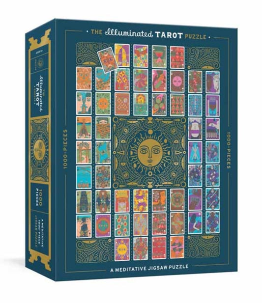 Book cover of: Illuminated Tarot Puzzle. By: Caitlin Keegan