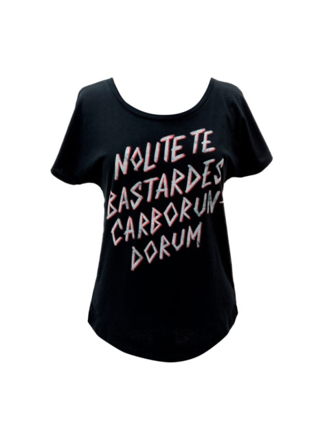 Book cover of: Nolite Te Bastardes Carborondurum Women's Relaxed Fit T-shirt Xxx-large