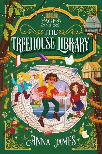 Book cover of: Treehouse Library. By: Anna James