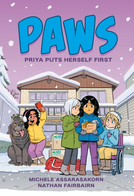 Book cover of: PAWS: Priya Puts Herself First. By: Nathan Fairbairn