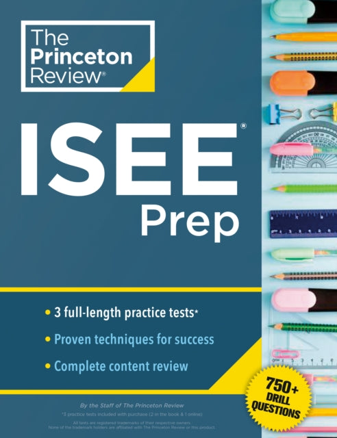 Book cover of: Princeton Review ISEE Prep. By: The Princeton The Princeton Review
