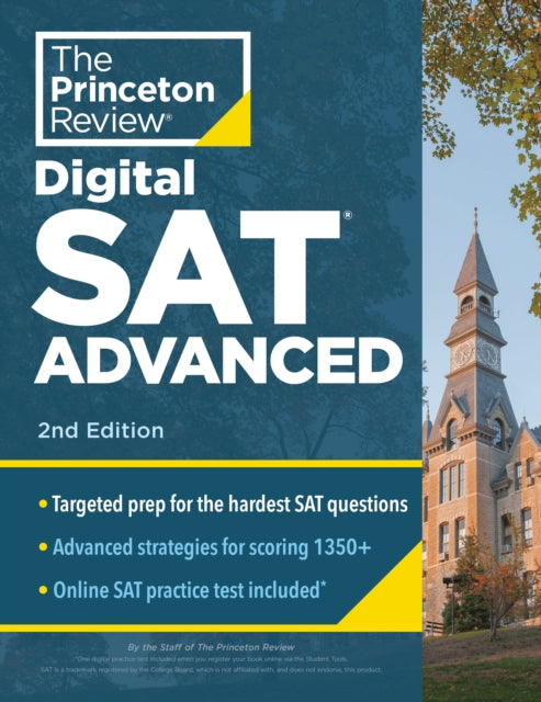 Book cover of: Princeton Review SAT Advanced, 2nd Edition. By: The Princeton The Princeton Review