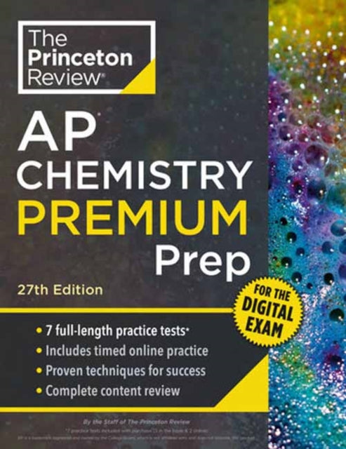Book cover of: Princeton Review AP Chemistry Premium Prep, 27th Edition