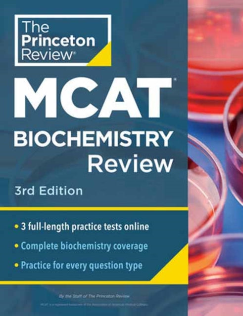 Book cover of: Princeton Review MCAT Biochemistry Review, 3rd Edition