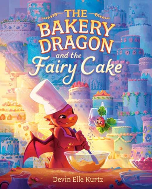 Book cover of: Bakery Dragon and the Fairy Cake. By: Devin Elle Kurtz