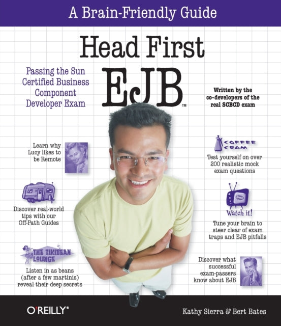 Book cover of: Head First EJB - Passing the Sun Certified Business Component Developer Exam