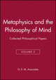 Book cover of: Metaphysics and the Philosophy of Mind. By: Anscombe