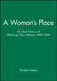 Book cover of: Woman's Place. By: Elizabeth Roberts