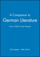 Book cover of: Companion to German Literature