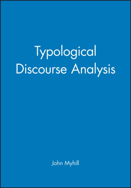 Typological Discourse Analysis