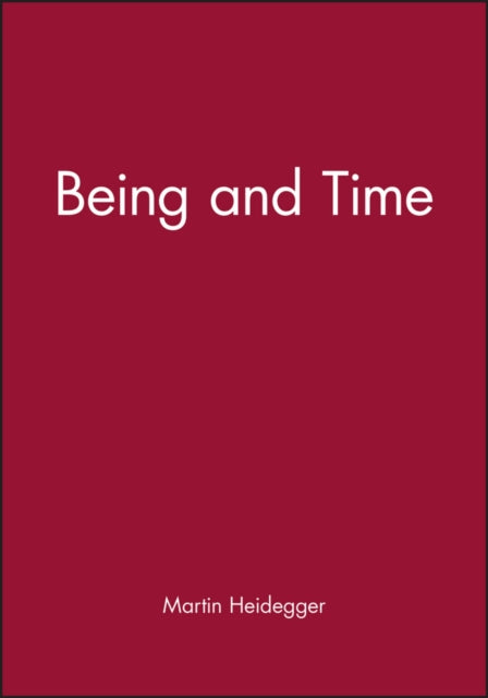 Book cover of: Being and Time. By: Martin Heidegger