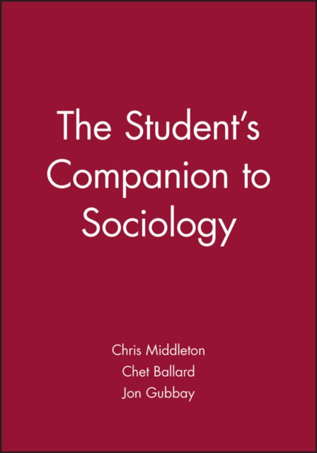 Book cover of: Student's Companion to Sociology