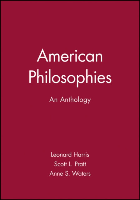 Book cover of: American Philosophies. By: Scott L. Pratt