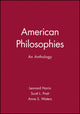 Book cover of: American Philosophies. By: Scott L. Pratt