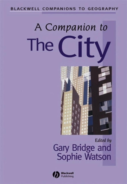 Book cover of: Companion to the City. By: Sophie Watson