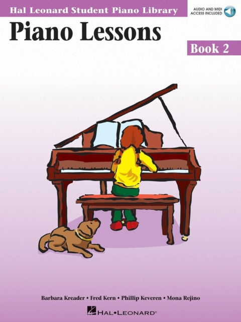 Book cover of: Piano Lessons Book 2 & Audio
