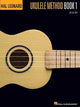 Book cover of: Hal Leonard Ukulele Method Book 1. By: Lil' Rev