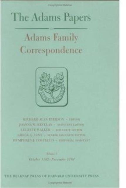 Book cover of: Adams Family Correspondence. By: Adams Family