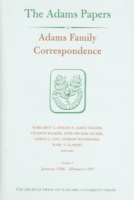 Book cover of: Adams Family Correspondence. By: Adams Family