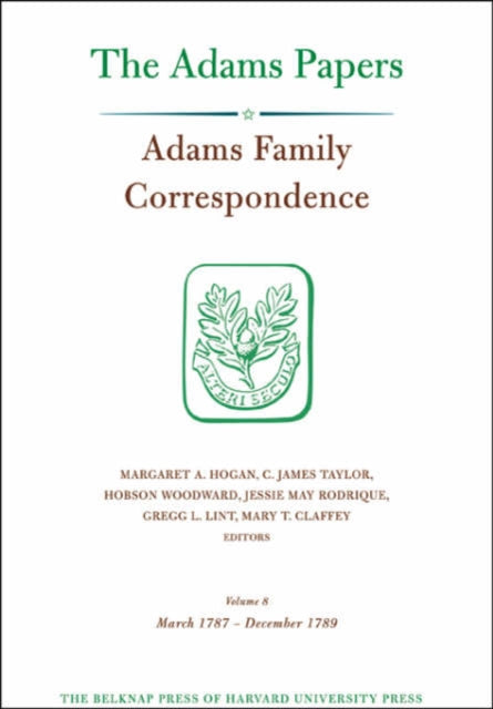 Book cover of: Adams Family Correspondence. By: Adams Family