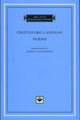Book cover of: Poems. By: Cristoforo Landino