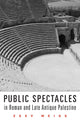 Book cover of: Public Spectacles in Roman and Late Antique Palestine